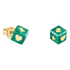 TOUS - Aretes Mujer Piedras y oro
