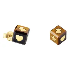 TOUS - Aretes Mujer Piedras y oro