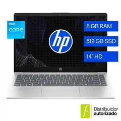 HP - Portátil 14" | Intel core i3 | 8GB de RAM | 512GB SSD | Windows 11 home