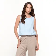 UNIVERSITY CLUB - Top esqueleto Mujer sin mangas