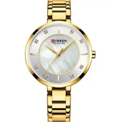 CURREN - Reloj Mujer 9051 . Reloj Acero Inoxidable Dorado