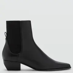 MANGO - Botines Mujer con tacón Cuadrado Super