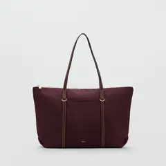 MANGO - Cartera para Mujer BOLSO TOTE COBALT 78