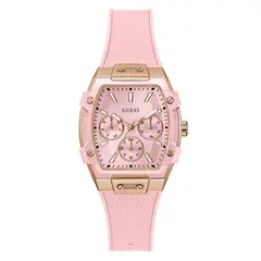 GUESS - Reloj Mujer Sparkling Pink. Reloj Silicona Rosado GW0032L7
