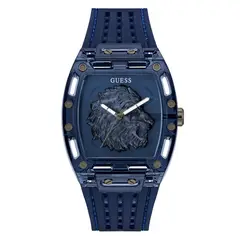 GUESS - Reloj Hombre Phoenix. Reloj Silicona Azul GW0959G1