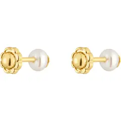 TOUS - Aretes de oro y perlas cultivadas Basics