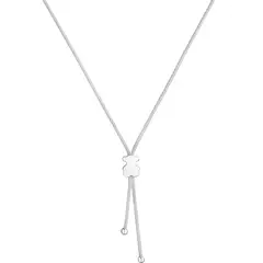TOUS - Collar corto de plata motivo oso 12 mm Icon Mesh