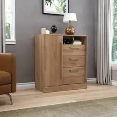 BERTOLINI - Comoda 80 cm MDP 3 Cajones 1P