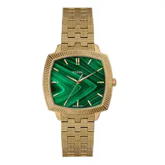 FOSSIL - Reloj Machine Luxe de Nick Jonas x de acero inoxidable en tono dorado