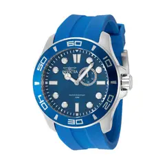 INVICTA - Reloj Hombre Pro Diver . Reloj Silicona Azul