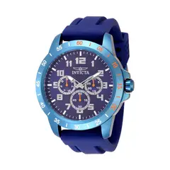 INVICTA - Reloj Hombre Pro Diver . Reloj Silicona Azul
