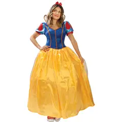 DISNEY - Disfraz para Mujer Princesa Blancanieves Fantasía