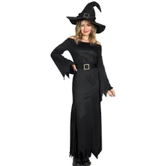 CACHIVACHES - Disfraz para Mujer Bruja Encantada Terror fantasía