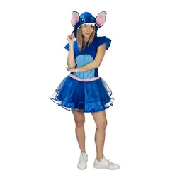 DISNEY - Disfraz para Mujer Stitch animal fantasía