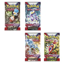 POKEMON - Didáctico Pokemon: Sobre de cartas coleccionables Scarlet Violet Español. Producto aleatorio