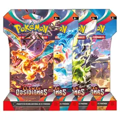 POKEMON - Didáctico Pokemon: Sobre de cartas coleccionables Sv-Obsidian Flam-Slee B Español. Producto aleatorio