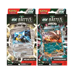 POKEMON - Didáctico Pokemon: Mazo de cartas Melmetal ex ó Houndoom Ex Bat Mazo Inglés. Producto aleatorio