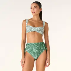 PALMACEA SWIMWEAR - Panty de vestido de baño Frida Bottom Palmeira con estampado