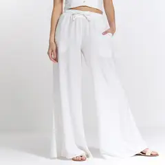 SYBILLA - Pantalón Slim Mujer Tiro medio