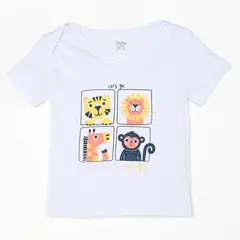 YAMP - Camiseta para Bebé niño con Estampado de Algodón