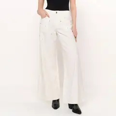BASEMENT - Jean Wide leg Mujer
