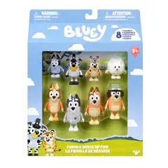 BLUEY - Bluey: Set Figuras x 8 Vestidos Divertidos