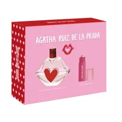 ARIANA GRANDE - Set de perfume Mujer Incluye Set De Beso en Beso EDT + Lip & cheek Stick