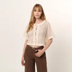 UNIVERSITY CLUB - Blusa Mujer Tejido Manga corta