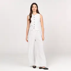 UNIVERSITY CLUB - Pantalón Recto Mujer