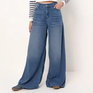 DOO AUSTRALIA - Jean Wide leg Mujer Tiro medio