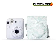 FUJIFILM - Combo Cámara Instax Mini 12 + Estuche Color + Paquete x10 Fotos instax mini borde blanco
