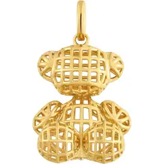 TOUS - Dije oso troquelado con baño de oro 18 kt sobre plata Bold Bear