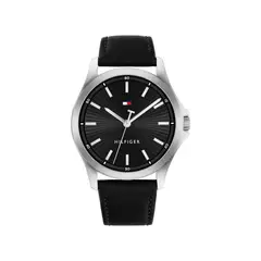 TOMMY HILFIGER - Reloj Hombre 1710668 . Reloj Cuero Negro