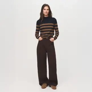 MANGO - Saco Mujer de Rayas