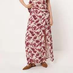 BASEMENT - Falda Midi con Puntos Mujer