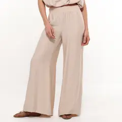 BASEMENT - Pantalón Wide leg Mujer