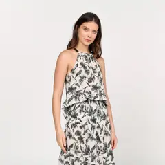 BASEMENT - Blusa Mujer con Estampado Sin mangas