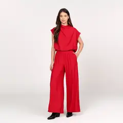 BASEMENT - Pantalón Recto Mujer