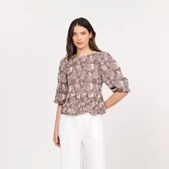 BASEMENT - Blusa Mujer Manga larga