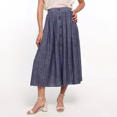 BASEMENT - Falda Midi Mujer