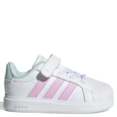 ADIDAS - Tenis moda Street Talk Niña con Velcro Blancos