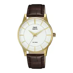 Q&Q - Reloj Hombre S398J101Y . Reloj Cuero Marrón