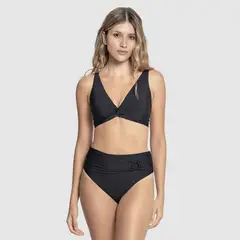 LEONISA - Vestido de baño conjunto de Bikini con detalle decorativo en el panty
