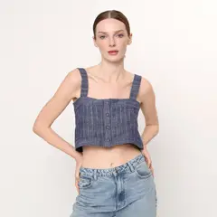 BASEMENT - Top esqueleto Mujer Sin mangas