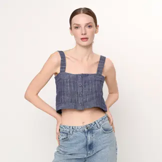 BASEMENT - Top esqueleto Mujer Sin mangas