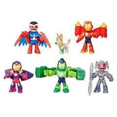 undefined - Figura de acción Iron Man and his Awesome Friends Paquete Blindado