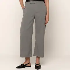 BASEMENT - Pantalón Culotte Mujer Tiro alto