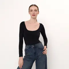 BASEMENT - Body Mujer Manga larga