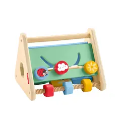 FISHER PRICE - Juguete didáctico de bebé Fisher Price: Triángulo de actividades de Madera