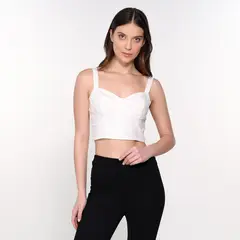 BASEMENT - Top esqueleto Mujer Manga corta